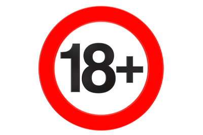 18 Plus Sign