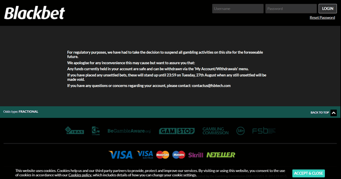 Blackbet Screenshot