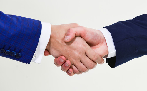 Business Men Shaking Hands