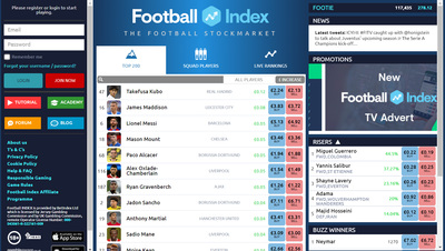 Football Index Screenshot