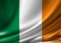 Irish Flag with Folds