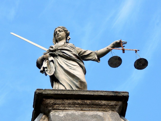 Lady Justice Statue in Dublin