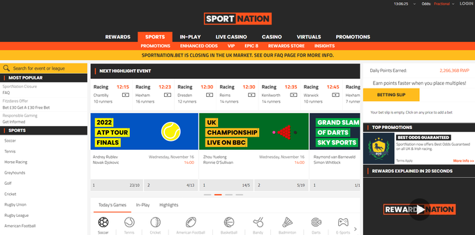 SportNation Screenshot