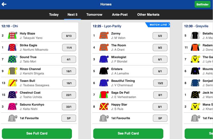 Betfred Horse Racing