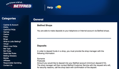 Betfred Pay In Shop