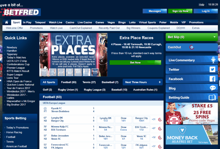 Betfred Screenshot