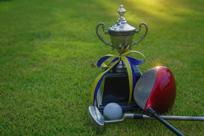 Golf tournament trophy