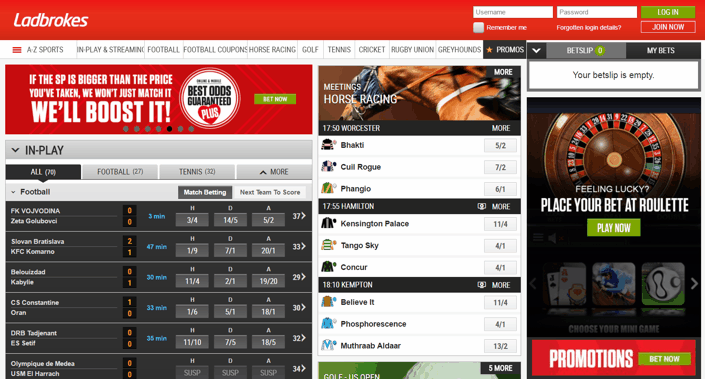 Ladbrokes Screenshot