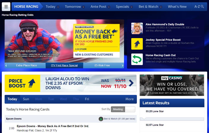 Sky Bet Horse Racing